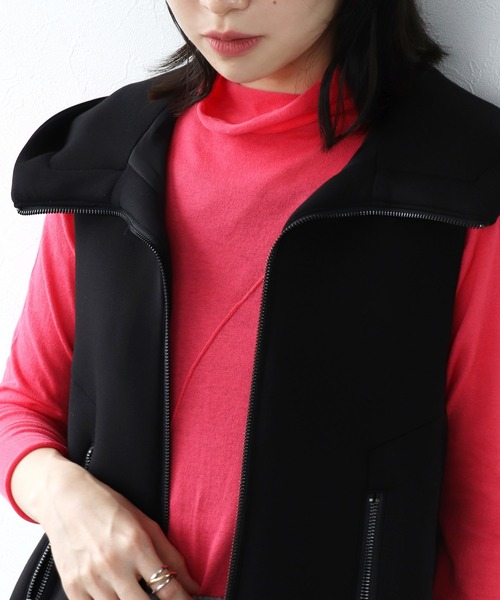 Jines（ジネス） tシャツ メロウデザインタートルトップス レディース