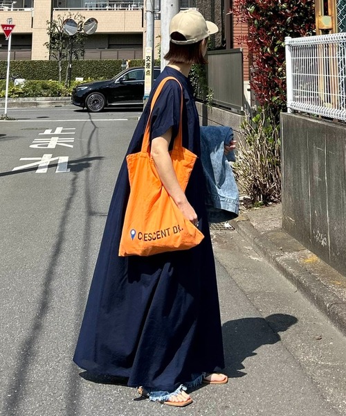 「notch.」 半袖ワンピース TM ネイビー レディース_画像9