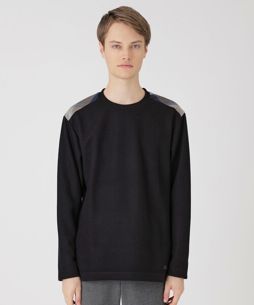 【美品】ブラックレーベルクレストブリッジ 長袖カットソー チェック ブラウン L フランネルクレストブリッジチェックシャツ（カジュアルシャツ