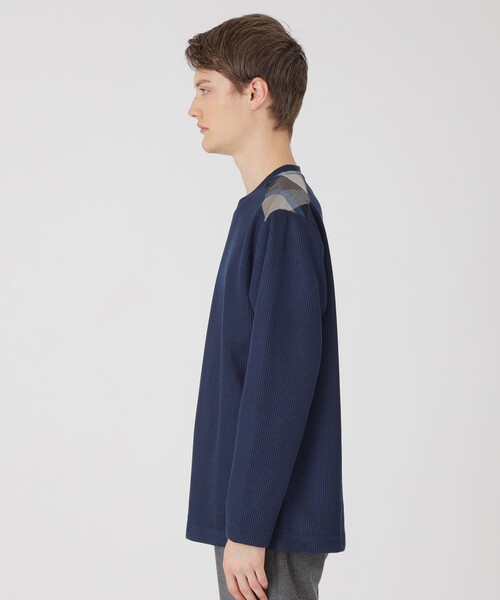 レーベルアンダーコンストラクション ニットソー Tシャツ size48 レーベルアンダーコンストラクション ニットソー Tシャツ size48 V