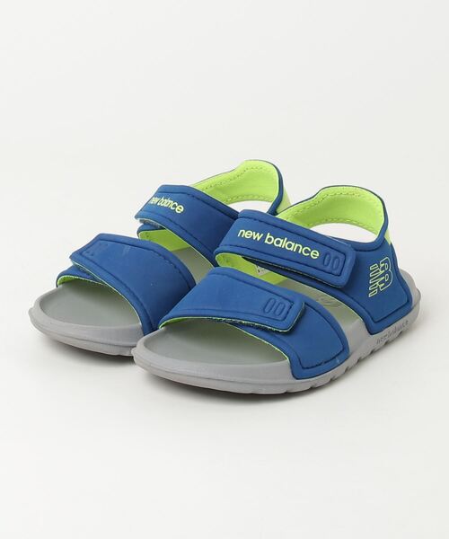 【新品】New Balance サンダル　16cm New Balance（ニューバランス） 「KIDS」フラットサンダル 16cm ブルー