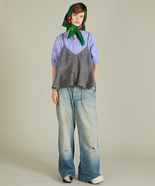 crinkle crinkle crinkle 3D ドット キャミソール 追加》crinkle