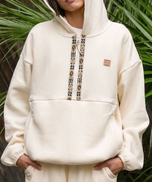 BILLABONG（ビラボン） パーカー レディース ADIV FLEECE HALF ZIP