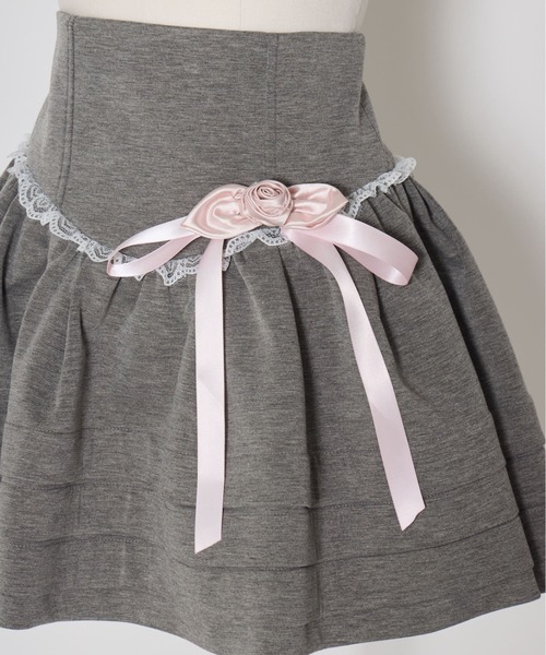 Fiorforte whipped cream skirt グレー Fiorforte スカート whipped cream skirt : ZOZOTOWN Yahoo!店 - 通販