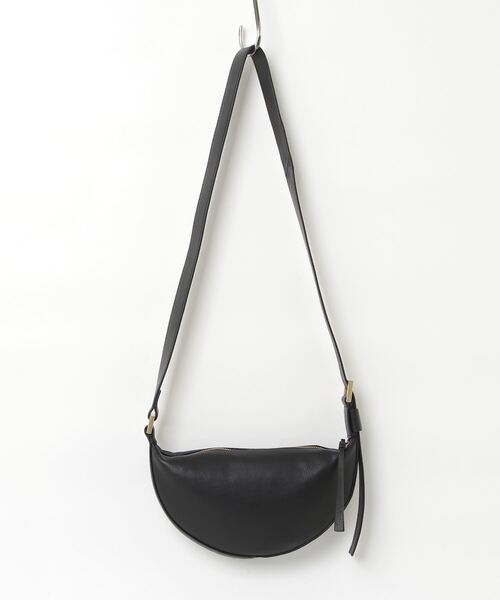 バッグ ALLSAINTS HALF MOON LEATHERCROSSBODY BAG HALF MOON LEATHER CROSSBODY BAG | ハーフ ムーン レザー クロス