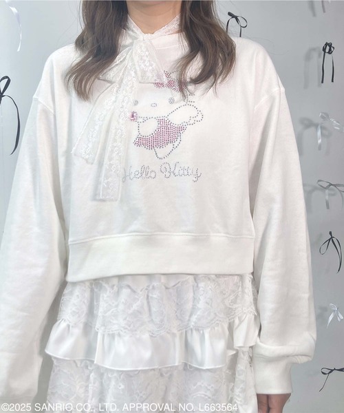 AS KNOW AS（アズノゥアズ） トレーナー スウェットキラキラ Sanrio
