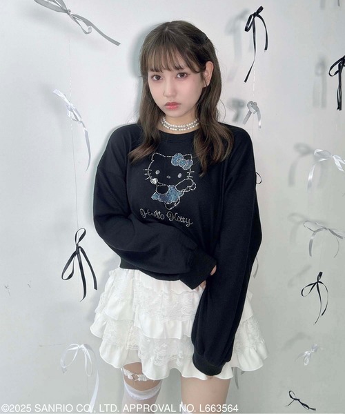AS KNOW AS（アズノゥアズ） トレーナー スウェットキラキラ Sanrio