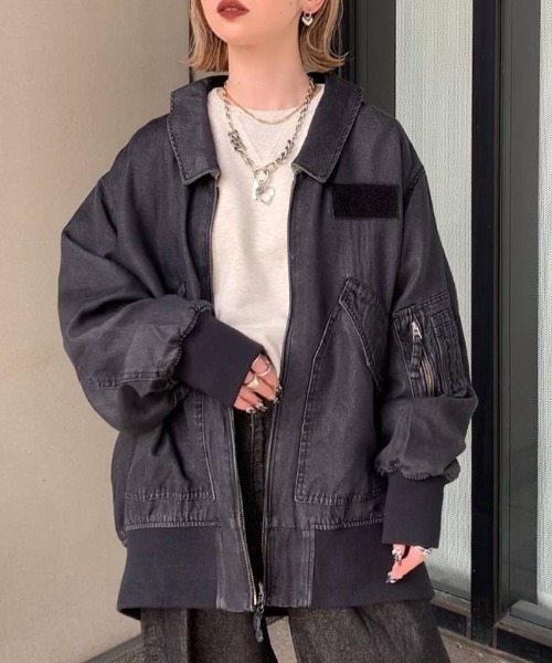 JEANASIS（ジーナシス） ブルゾン FREE ブラック レディース