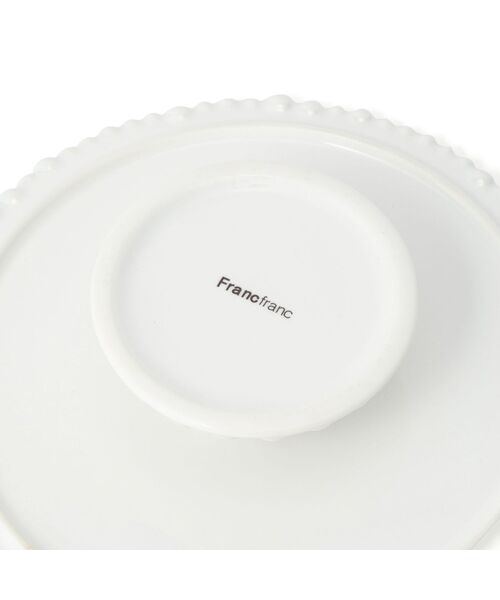 Francfranc（フランフラン） 食器 パール ケーキスタンド 1段 ホワイト
