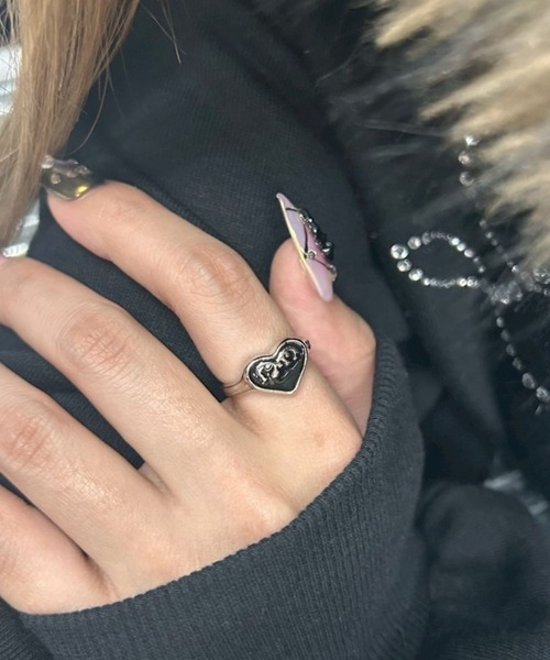 ALMO 指輪 リング ブラックハートモチーフリング(RO) レディース