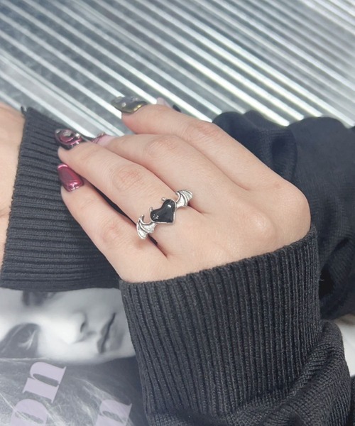 ALMO 指輪 リング ブラックハートモチーフリング(RO) レディース