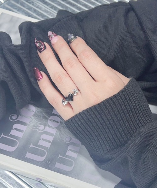 ALMO 指輪 リング ブラックハートモチーフリング(RO) レディース