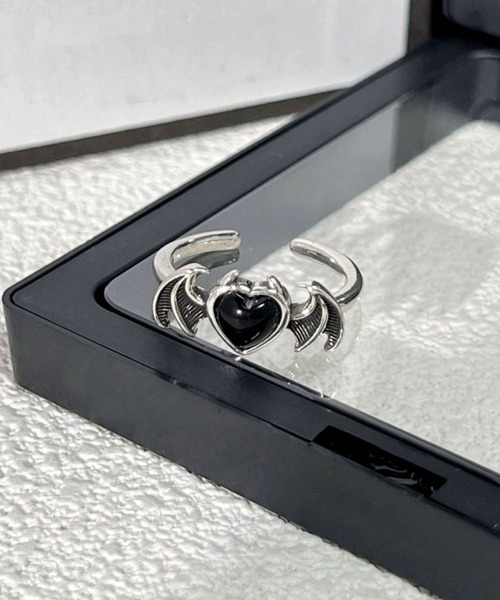 ALMO 指輪 リング ブラックハートモチーフリング(RO) レディース