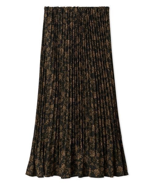 Mila Owen（ミラオーウェン） スカート フラワープリントプリーツ
