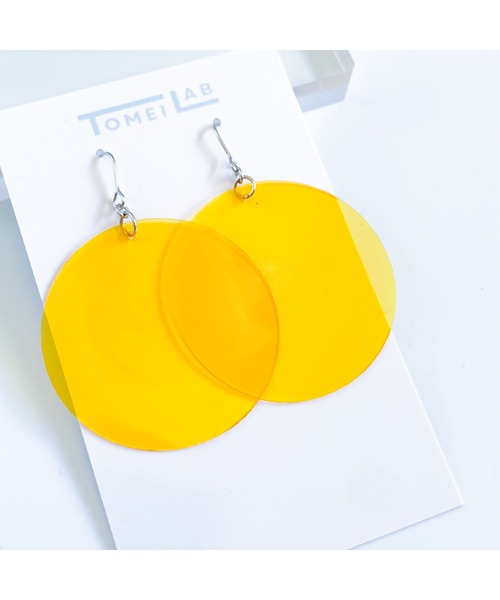 TONE（トネ） ピアス 「TOMEI LAB」ビニール サークル ピアス(MA