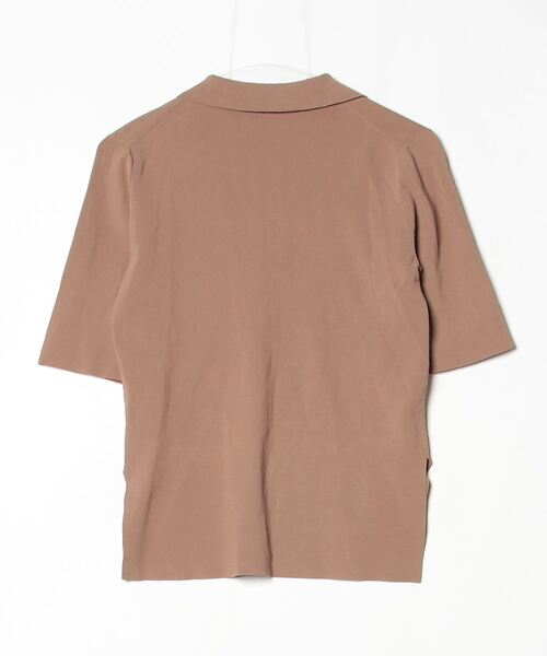 「ROPE'」 半袖ニット 38 ブラウン レディース_画像2