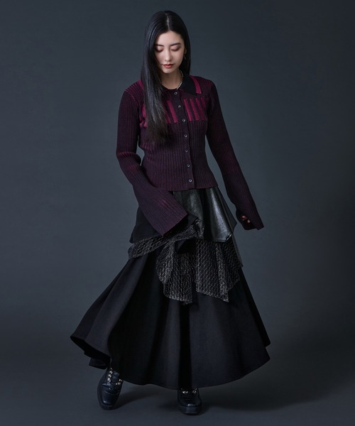 Ellno de Mavie イレヘムゴウヒチュールスカート Ellno de Mavie（エルノデメヴィ） スカート イレヘムゴウヒチュール
