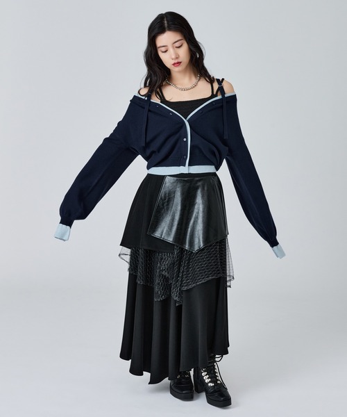 Ellno de Mavie イレヘムゴウヒチュールスカート Ellno de Mavie（エルノデメヴィ） スカート イレヘムゴウヒチュール