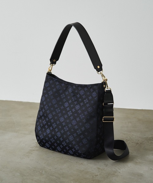 ラシット ショルダーバッグ(ブラックネイビー) ラシット russet 2Wayショルダーバッグ(SF－007) （Black/Navy