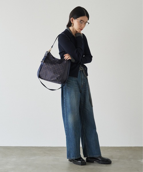 russet（ラシット） トートバッグ FREE ブラック×ブルー レディース