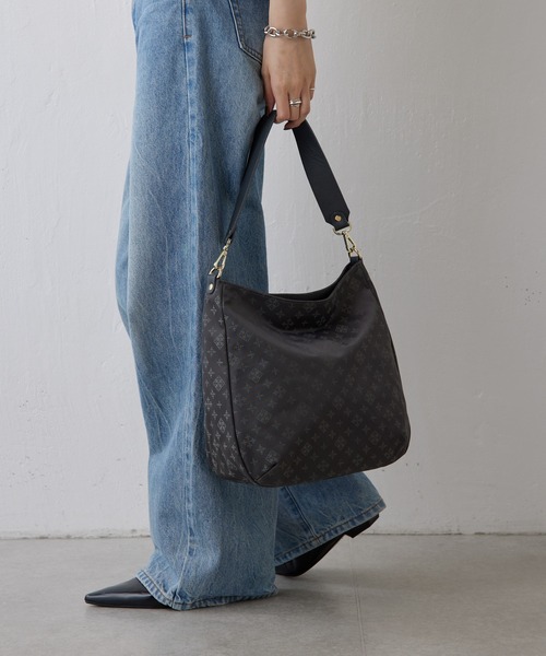 russet（ラシット） トートバッグ FREE ブラック×ブルー レディース