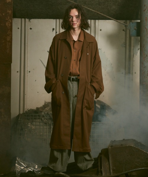 Casper John（キャスパージョン） ステンカラーコート MEDIUM