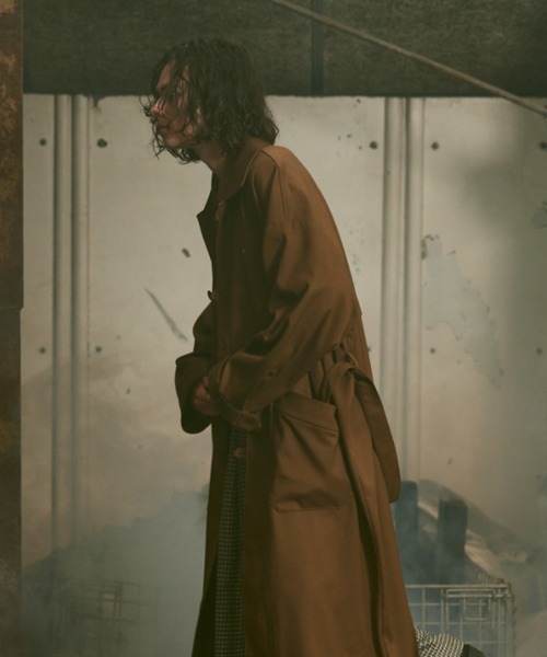 Casper John（キャスパージョン） ステンカラーコート MEDIUM