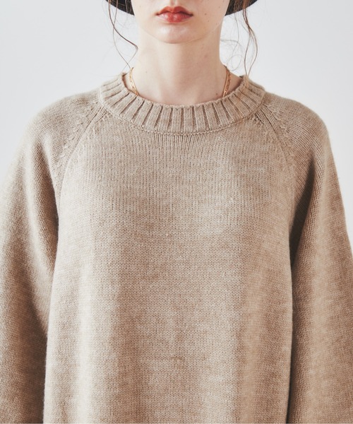 「ANGIE」 ニットワンピース FREE ベージュ レディース_画像7