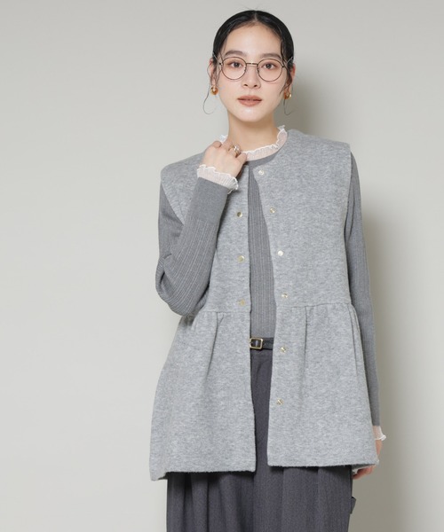 NANO universe（ナノ・ユニバース） ベスト ジレ ダブルフェイス