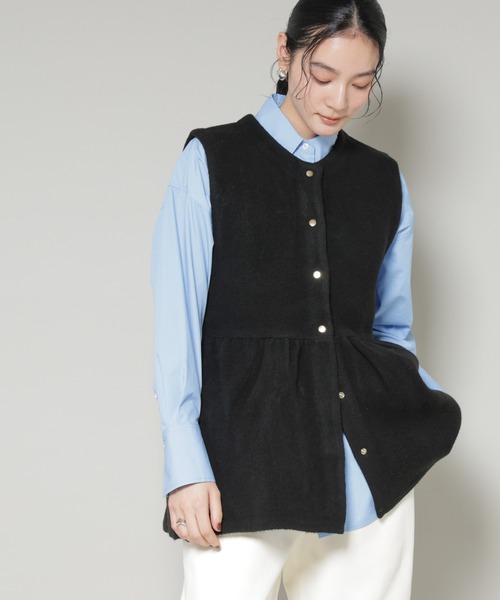 NANO universe（ナノ・ユニバース） ベスト ジレ ダブルフェイス