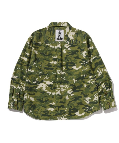 A BATHING APE（アベイシングエイプ） シャツ MULTI PIXEL CAMO