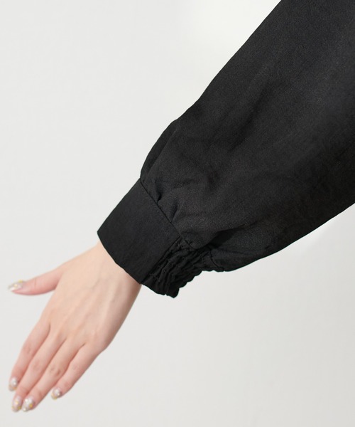 「natural couture」 7分袖ワンピース FREE ボルドー レディース_画像9