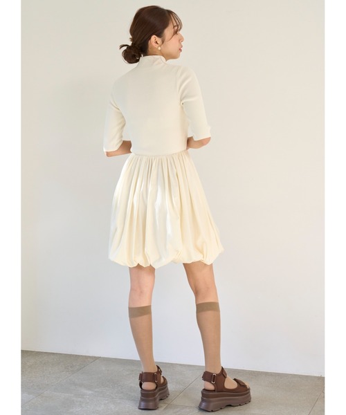 SNIDEL（スナイデル） ドッキングワンピース FREE アイボリー