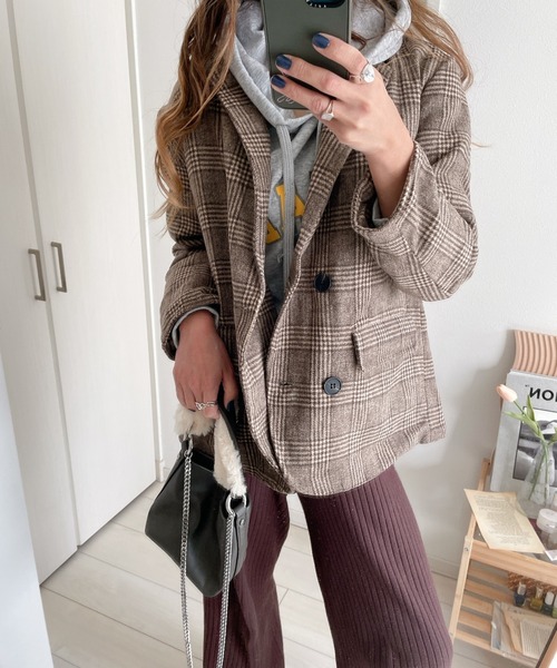 「emi+」 ジャケット S ブラック レディース_画像2