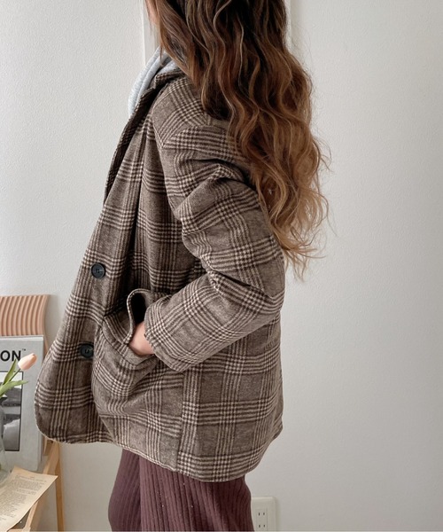 「emi+」 ジャケット S ブラック レディース_画像4