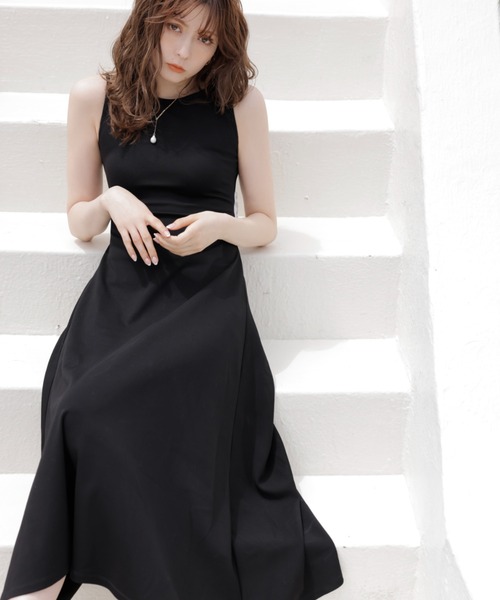 「EIMY ISTOIRE」 ノースリーブワンピース FREE ベージュ レディース_画像6