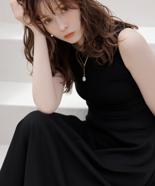 「EIMY ISTOIRE」 ノースリーブワンピース FREE ベージュ レディース_画像7