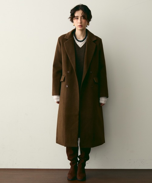 Trish（トリッシュ） コート チェスターコート 裏キルティング