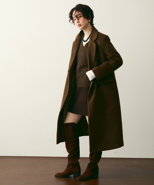 Trish（トリッシュ） コート チェスターコート 裏キルティング