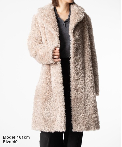 HERNO（ヘルノ） ムートンコート ボアコート HERNO CURLY ALTERNATIVE