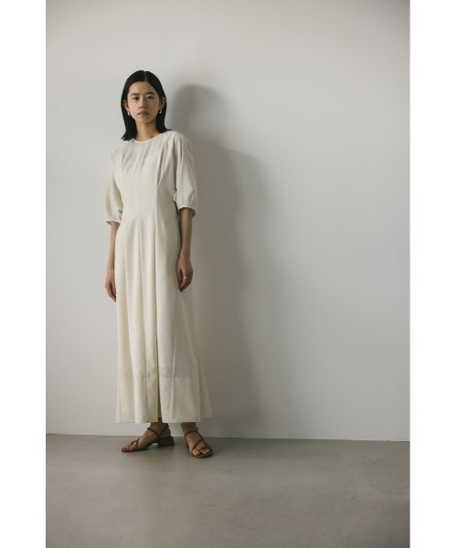 「STYLEMIXER」 半袖ワンピース SMALL アイボリー レディース_画像2