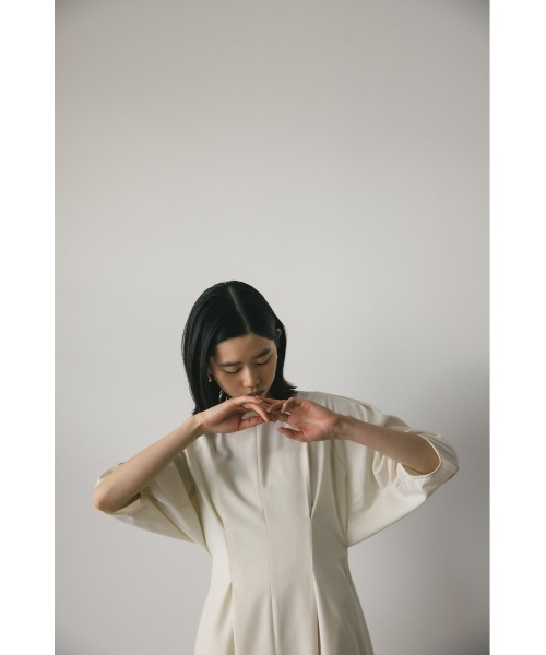 「STYLEMIXER」 半袖ワンピース SMALL アイボリー レディース_画像5