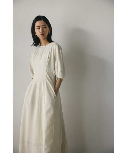 「STYLEMIXER」 半袖ワンピース SMALL アイボリー レディース_画像6