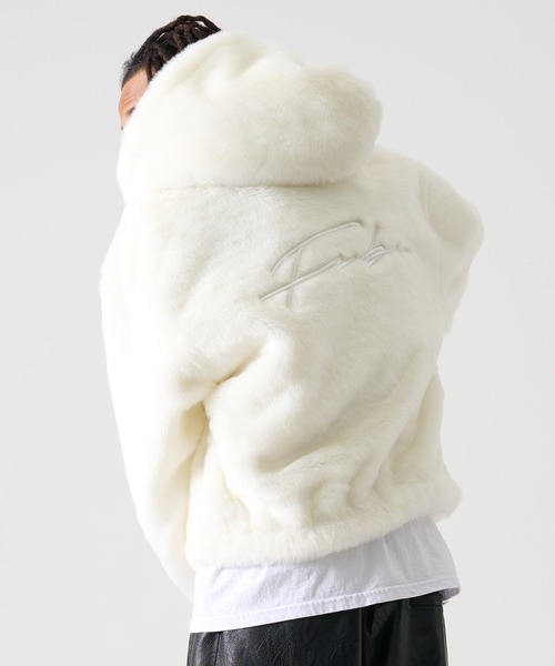 FUBU（フブ） ブルゾン アウター ブランド Faux Far Hooded Jacket