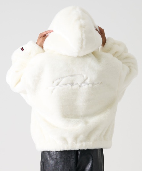 FUBU（フブ） ブルゾン アウター ブランド Faux Far Hooded Jacket