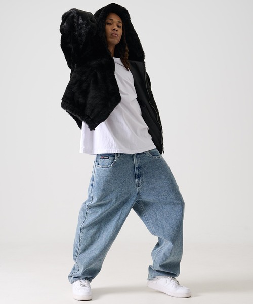 FUBU（フブ） ブルゾン アウター ブランド Faux Far Hooded Jacket