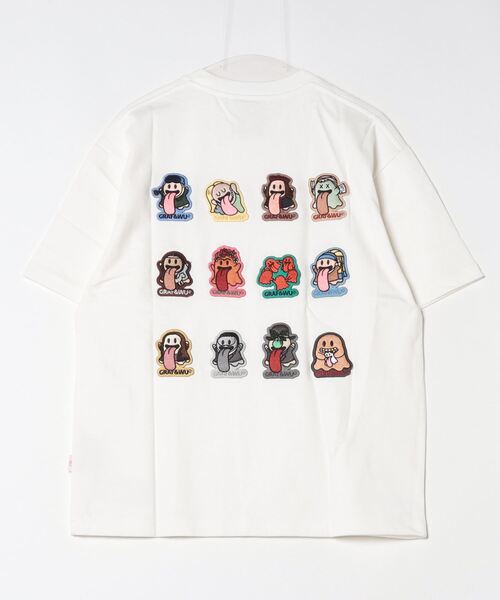 「GRAF&WU」 半袖Tシャツ L ホワイト メンズ_画像4