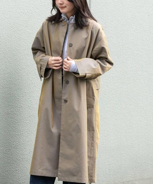 【新品】EKAL アーバンリサーチ　T/Cツイルステンカラーコート EKAL（エカル） ステンカラーコート コート T/Cツイルステンカラー