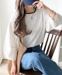tシャツ さりげない配色で、一枚でサマになる。...の詳細画像5
