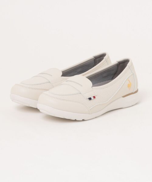 ローファー le coq sportif ルコックスポルティフ LCS VOSNE「軽量」レディースシューズ バレエスニーカー(LCSヴォーヌ)の画像